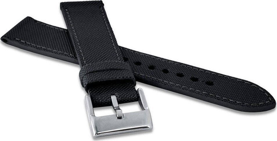 Lavvu Skórzano-materiałowy pasek do zegarka 20 mm Lavvu LSABB20 skóra licowa