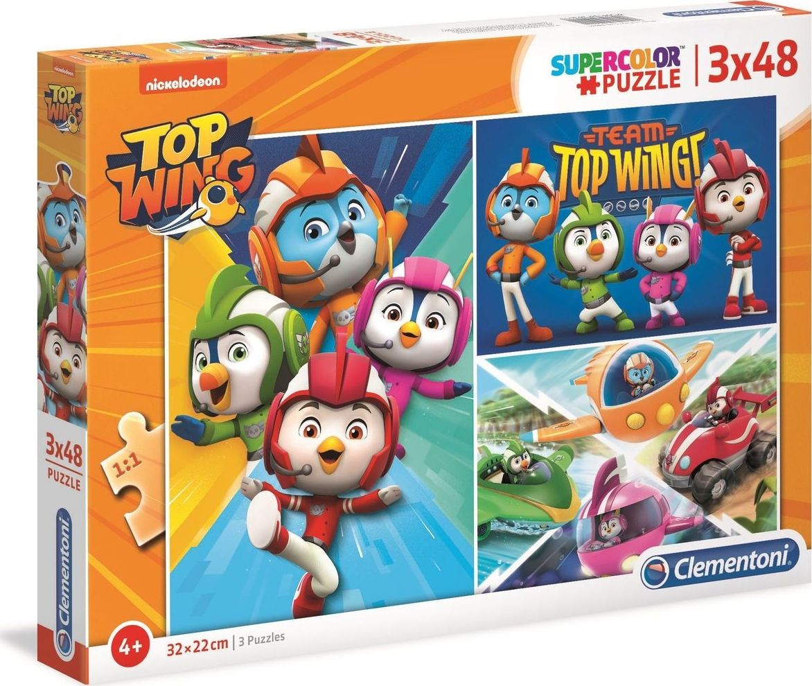 Clementoni Puzzle 3x48el Ptasia Akademia 25241 p6