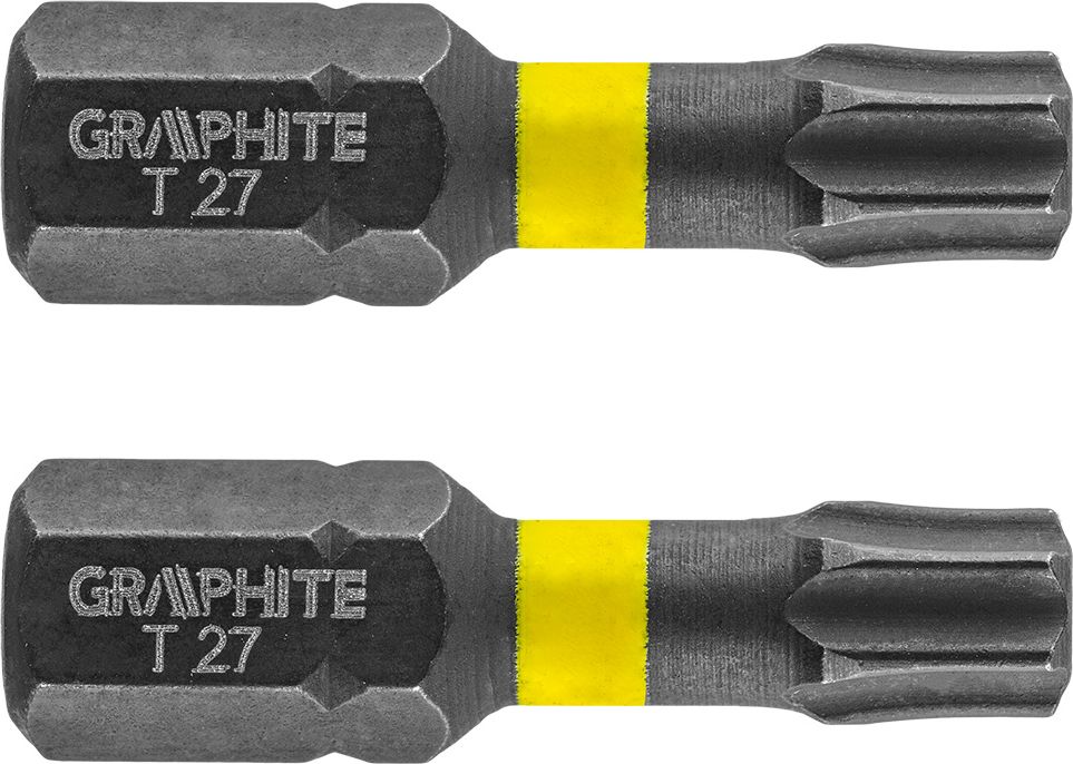 Graphite Końcówka wkrętakowa (Bity udarowe TX27 x 25 mm, 2 szt.)