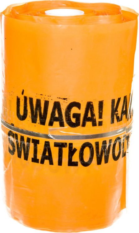 Marmat Folia kablowa ostrzegawczo-lokalizacyjna TOL 25 /Uwaga kabel światłowodowy/ 68320 /100m/