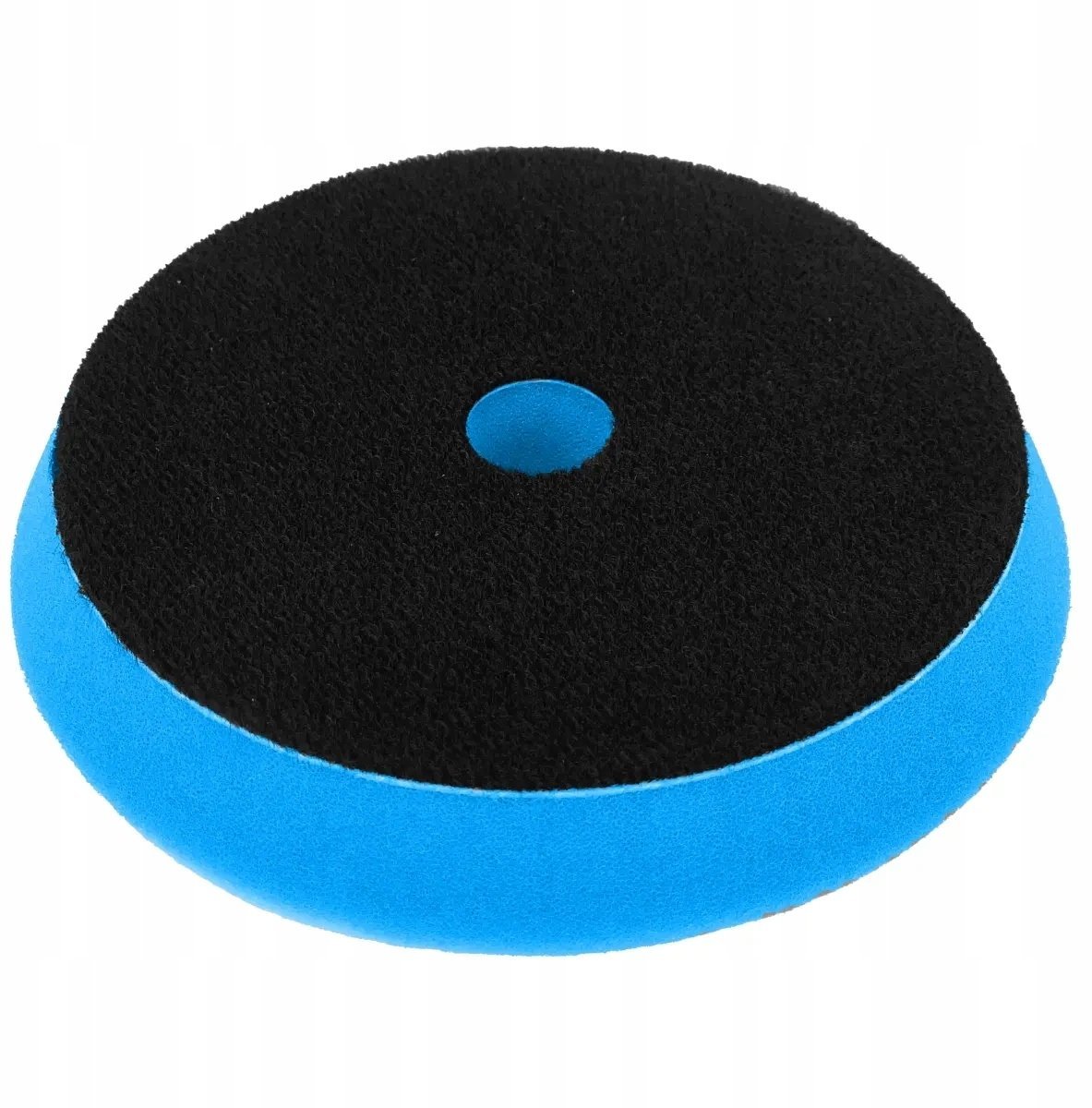 Gąbka polerska z rzepem miękka 125mm gr25mm (niebieska)