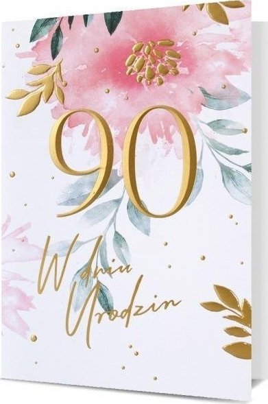 Pan Dragon Karnet B6 Urodziny 90