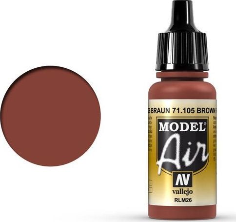 Vallejo Vallejo Model Air Brown RLM26 71.105 uniwersalny