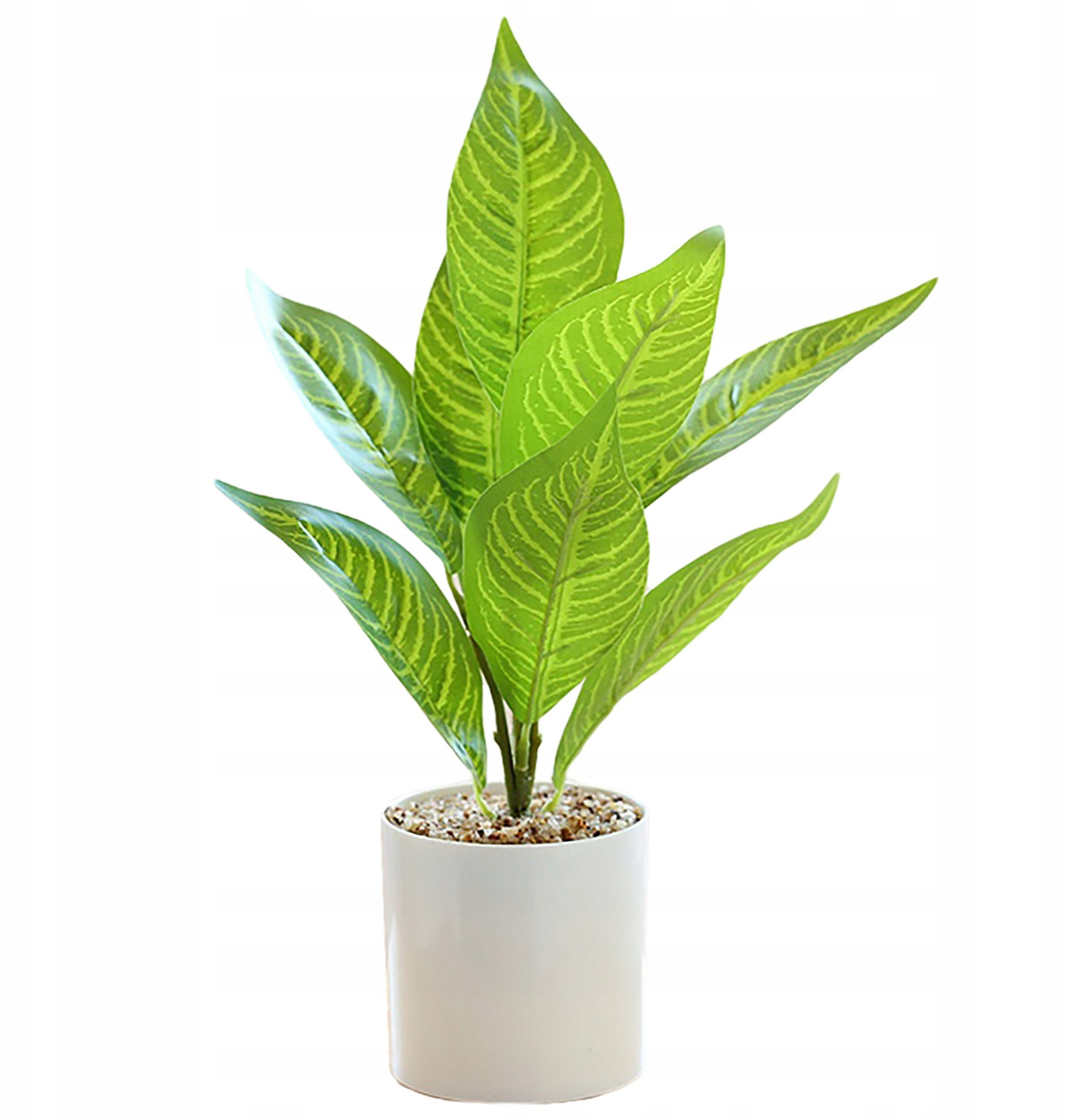 SZTUCZNA Roślina W DONICZCE REALISTYCZNA 34cm KRZACZEK Bonsai DEKORACJA