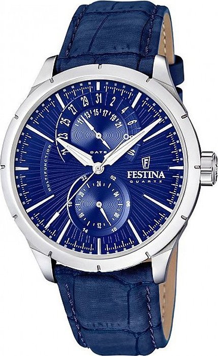 Zegarek Festina Zegarek męski Festina F16573-7 niebieski