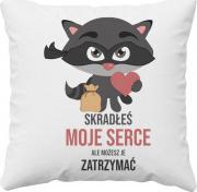Koszulkowy Skradłeś moje serce, ale możesz je zatrzymać - poduszka z nadrukiem
