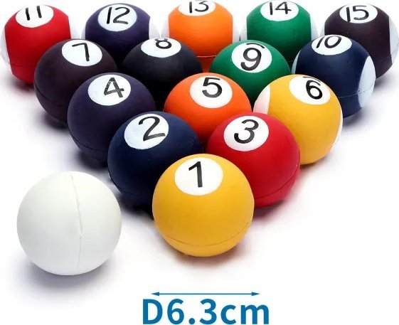 Nobleza Piłka do tenisa stołowego z pianki gumowej Piłka do tenisa stołowego z pianki gumowej