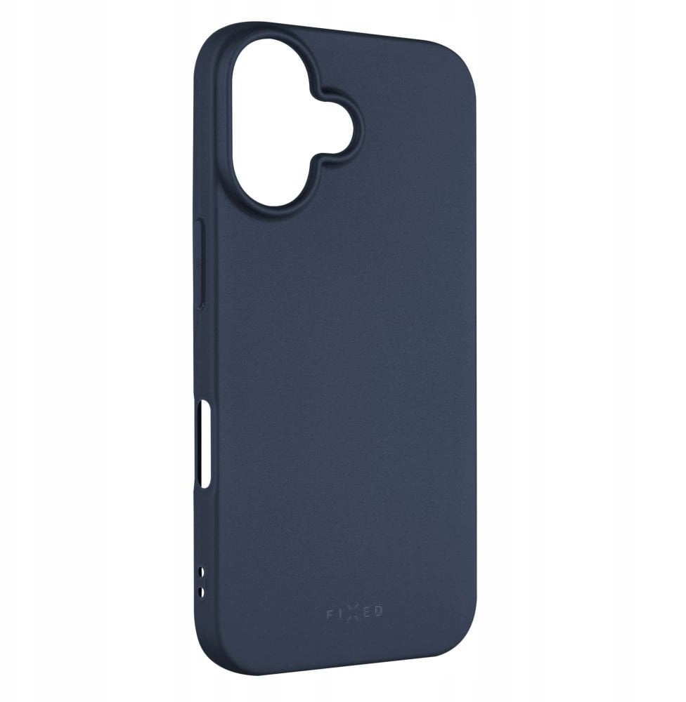 Fixed Story | Back cover | Apple | iPhone 16 | Rubberized | Blue