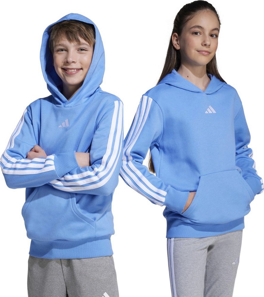 Adidas Bluza dla dzieci Essentials Hoodie 225 niebieska JN2424 140cm
