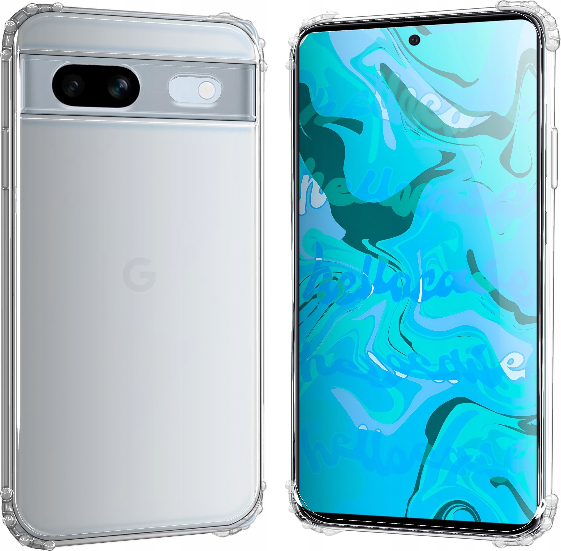 Hello Case ETUI PANCERNE DO GOOGLE PIXEL 7A | CASE SILIKON GUMOWE SLIM ANTI SHOCK