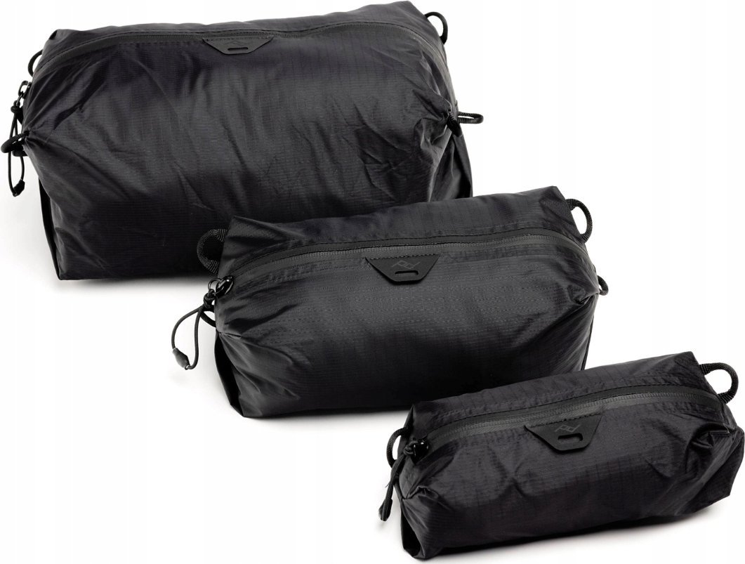 Torba Peak Design Zestaw Pokrowców Travel Line Peak Design Ultralight Packing Cube Black – S,SX, SXX, czarny