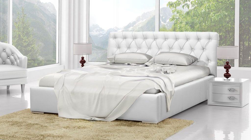 Elior Łóżko z pojemnikiem na pościel Luxor 2X 140x200 - 44 kolory