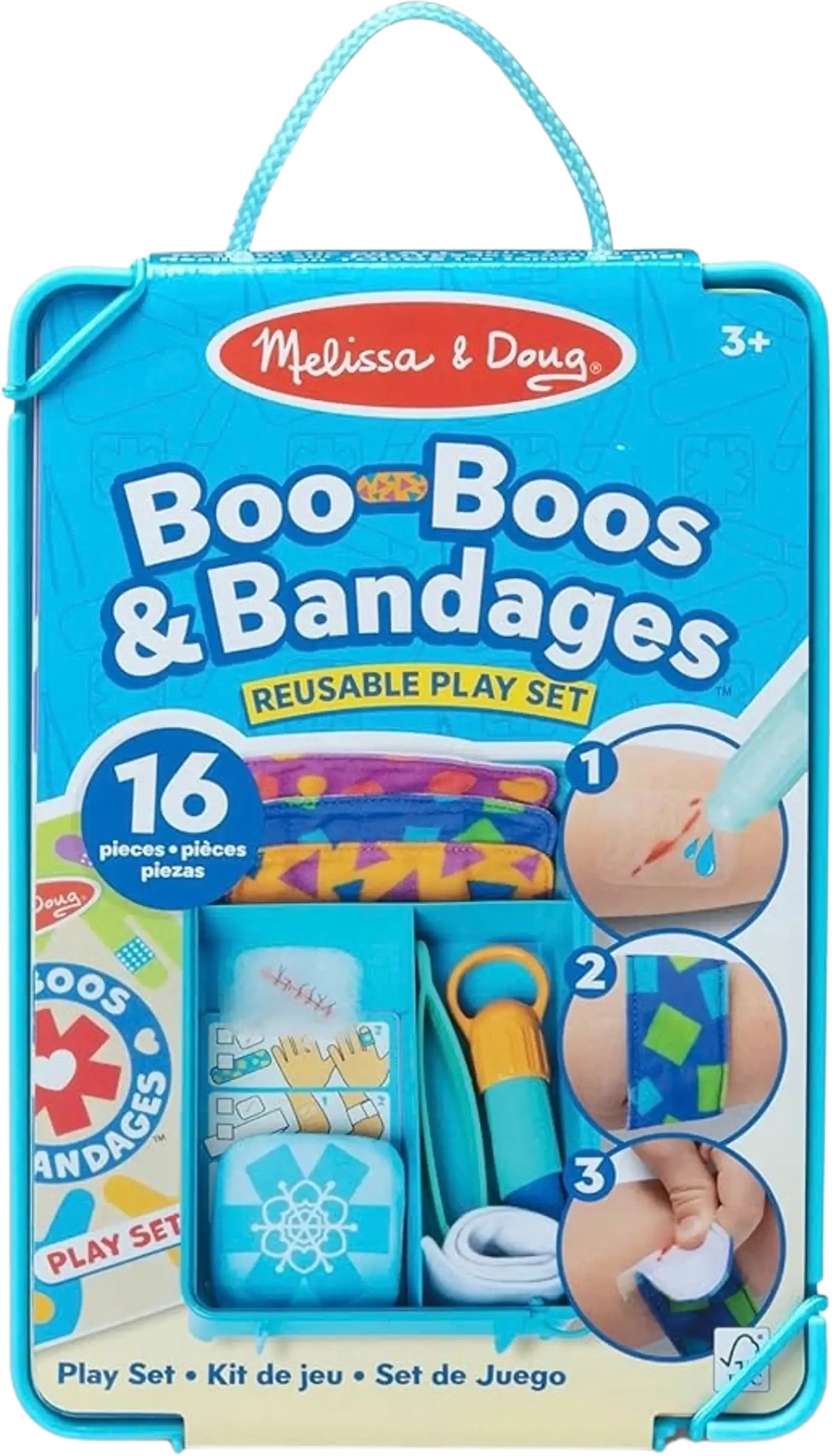 MELISSA & DOUG playset Boo-Boos & Bandages Reusable Play Set