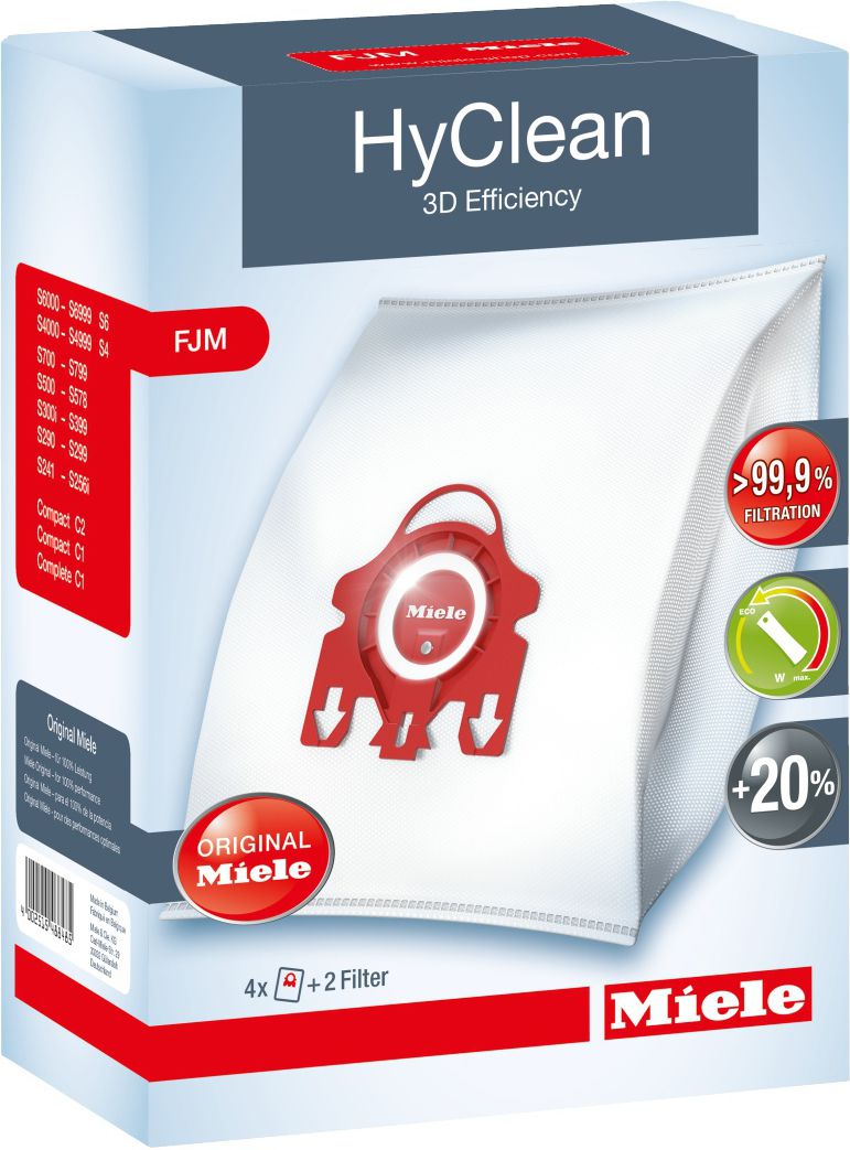 Worek do odkurzacza Miele F/J/M HyClean 3D Efficiency, 4 sztuki