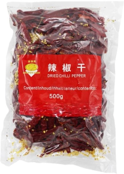 Papryka chili suszona, cała 500g - Golden Lion