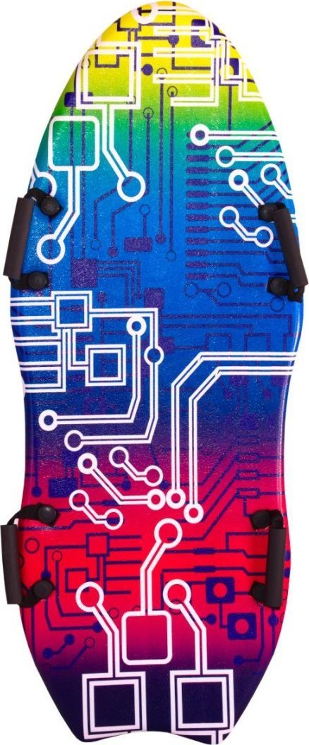 Enero ŚLIZG ZJAZD PIANKOWY DWUOSOBOWY WIELOKOLOROWY 122x51x2,2CM ENERO