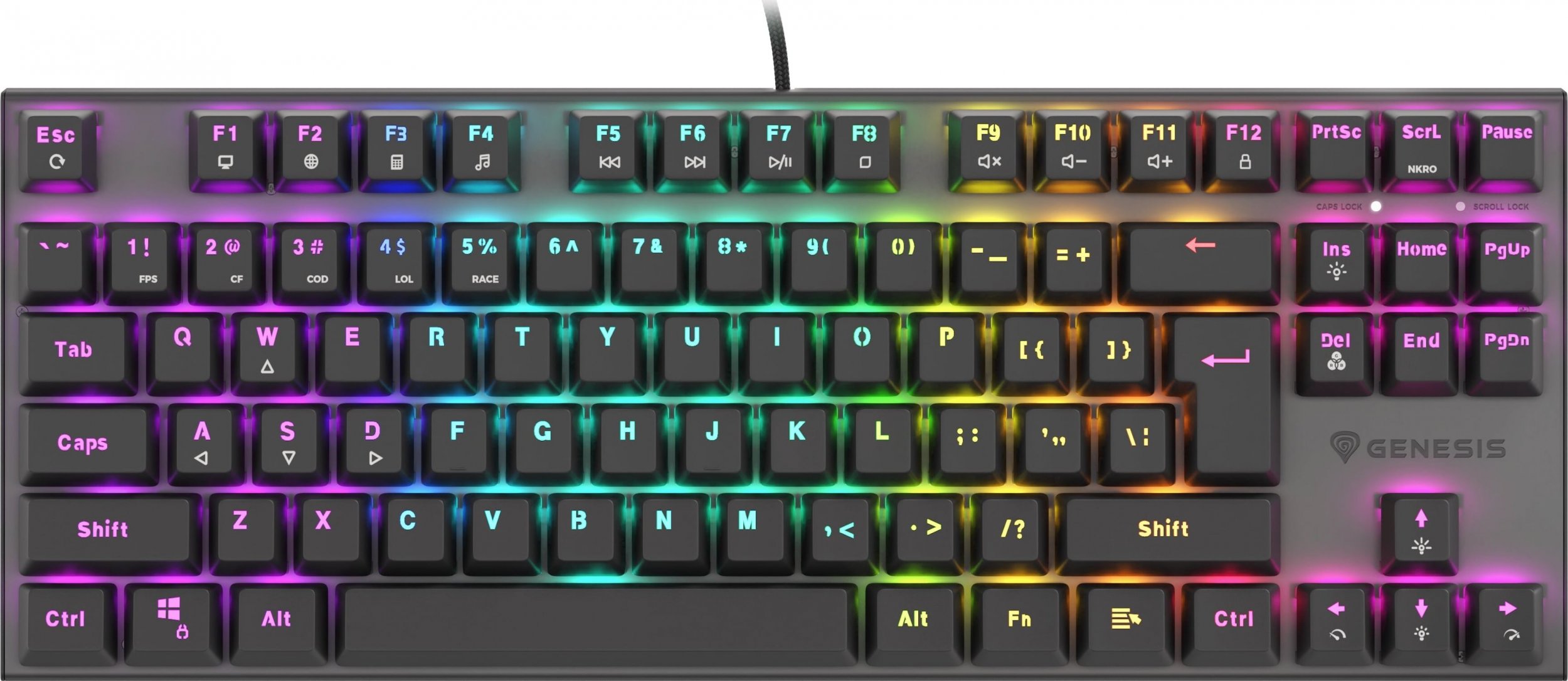 Klawiatura Genesis Thor 303 TKL - Outemu Red (NKG-1883)