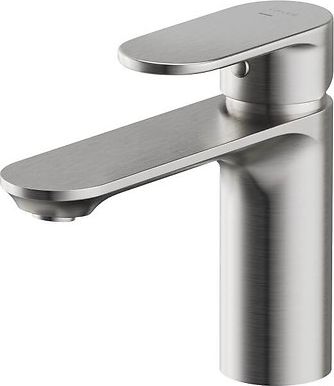 Bateria umywalkowa Cersanit Crea stojąca nikiel szczotkowany (S951-334)