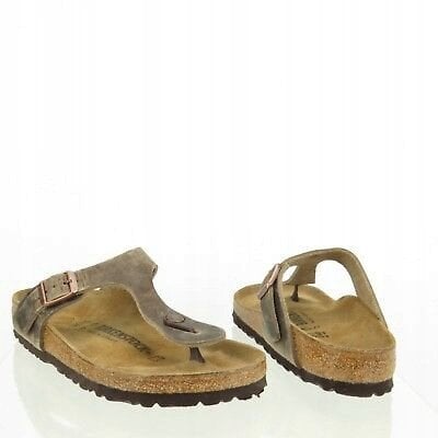 Birkenstock Gizeh LEOI 943811 Brązowe 39