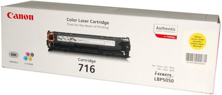 Toner Canon CRG-716 Yellow Oryginał (1977B002)