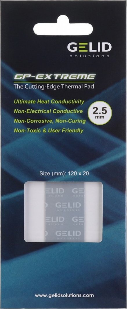 Gelid Gelid Extreme thermalpad 120x20x2.5mm TP-GP05-F
