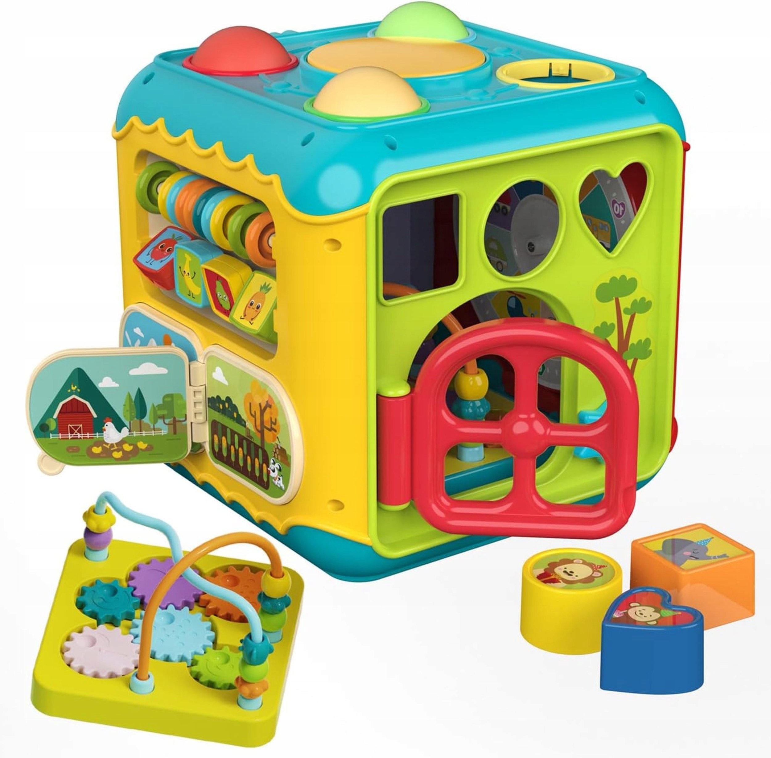 Kostka Edukacyjna Interaktywna Sorter 6w1