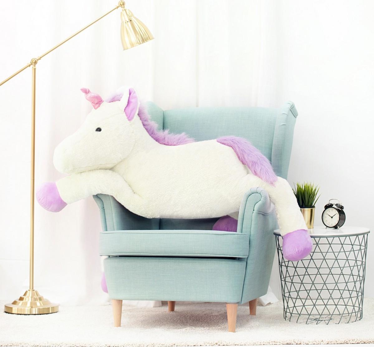 BLUBELL Jednorożec biały pluszowa maskotka 150 cm