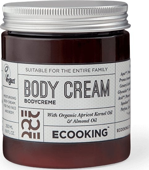 Ecooking, BodyCreme, Almond Oil, Moisturizing, Body Cream, 250 ml For Women