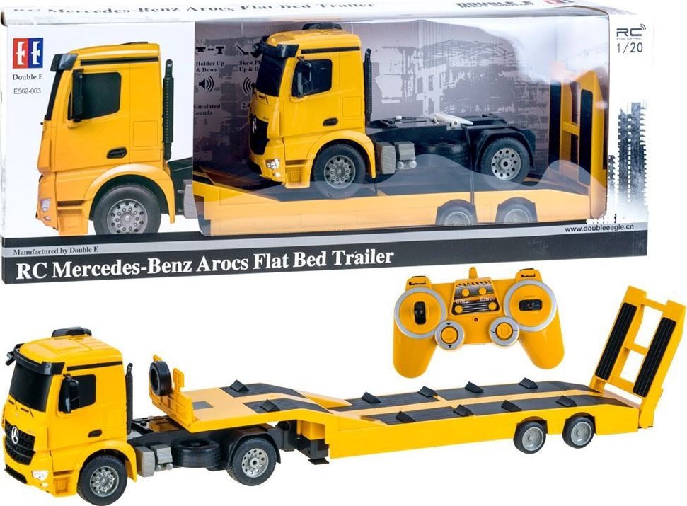 Jokomisiada Auto CIĘŻARÓWKA Mercedes + NACZEPA pilot RC0297