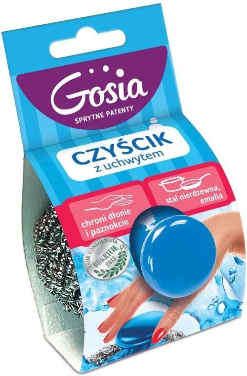 Politan Gosia Czyścik z uchwytem Gosia Inox spiralny (4181)