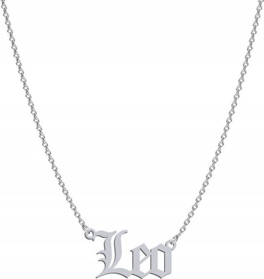 Radziszewska Jewellery Srebrny Naszyjnik LEW LEO TABLICZKA GRATIS