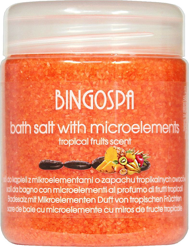 BingoSpa Sól do kąpieli Tropical Fruits z mikroelementami 550g (796)