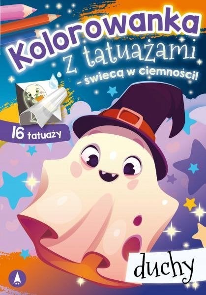 Skrzat Kolorow.z tatuażami świeci w ciemn.Duchy 76059