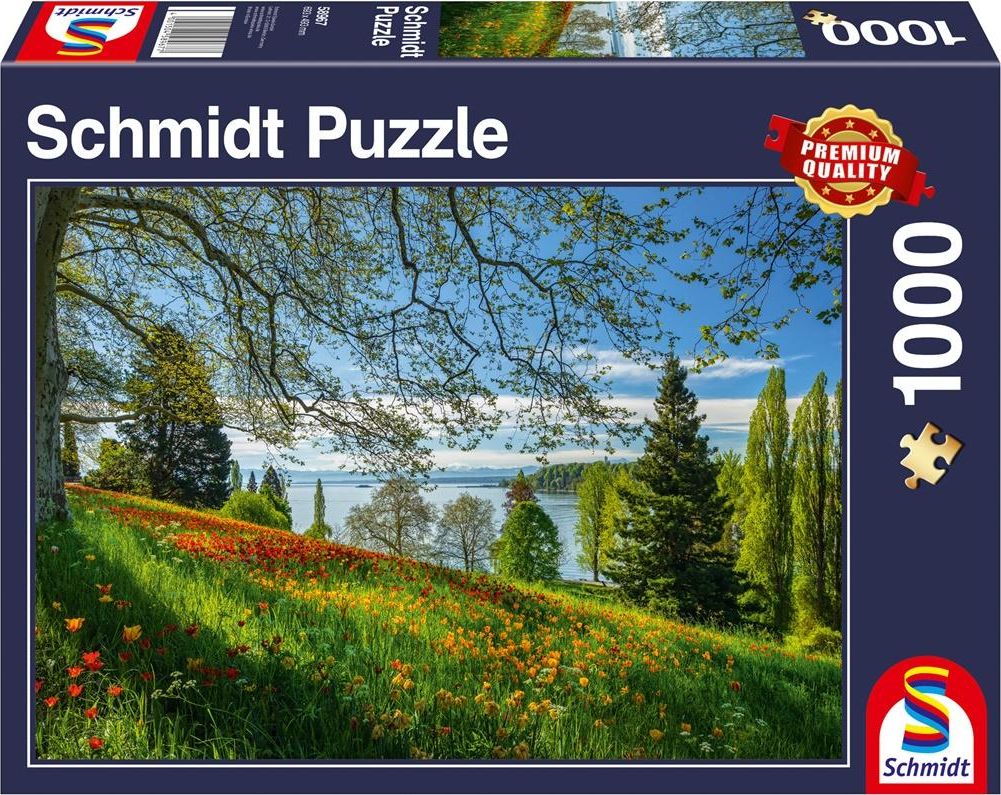 Schmidt Spiele Puzzle PQ 1000 Wyspa kwitnących tulipanów G3