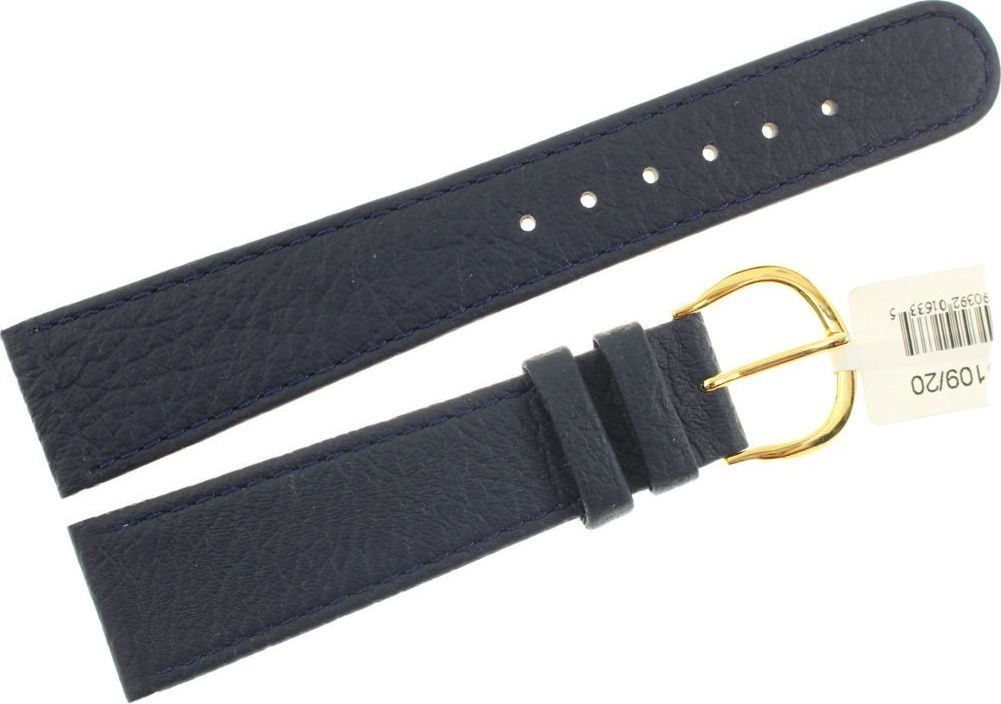 JVD Skórzany pasek do zegarka 20 mm JVD R00109-20-G uniwersalny