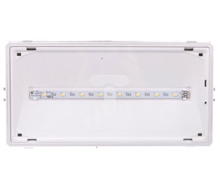 AWEX Oprawa awaryjna EXIT IP65 1W 3h dwuzadaniowa biała ETE/1W/CSA/X/WH - ETE/1W/CSA/X/WH