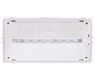 AWEX Oprawa awaryjna EXIT IP65 1W 3h dwuzadaniowa biała ETE/1W/CSA/X/WH - ETE/1W/CSA/X/WH