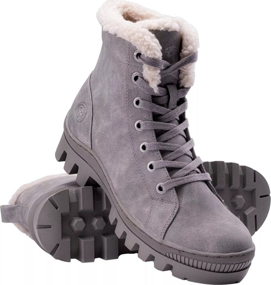 Damskie buty zimowe trapery Iguana Imilia MID szary rozmiar 36