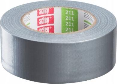 KAEM Taśma montażowa tkaninowa uniwersalna 48 mm x 50 m szara