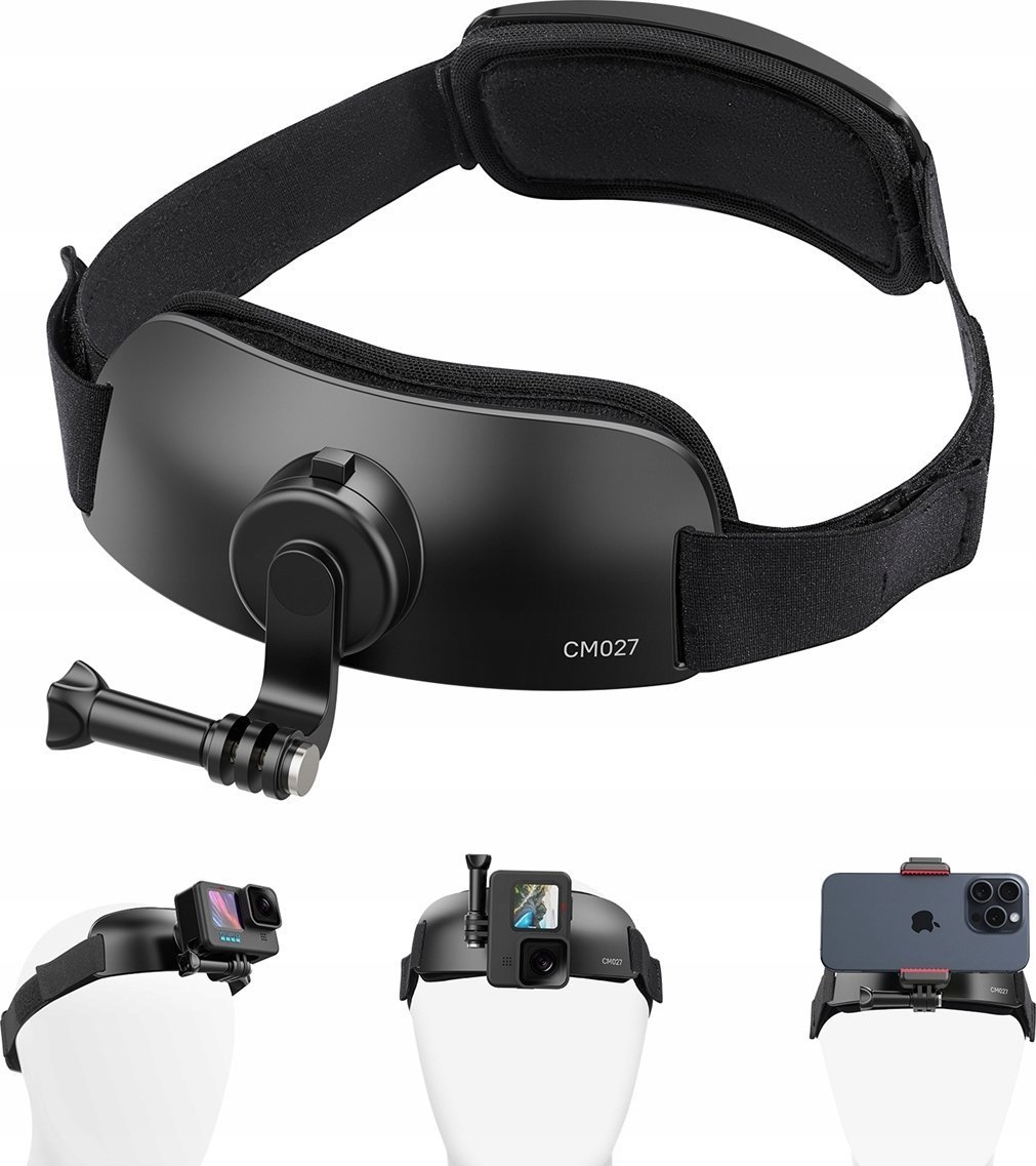 Ulanzi Head Mount Opaska Na Głowę Ulanzi Cm027 Do Gopro Sjcam Xiaomi Dji + Telefon / Cm027