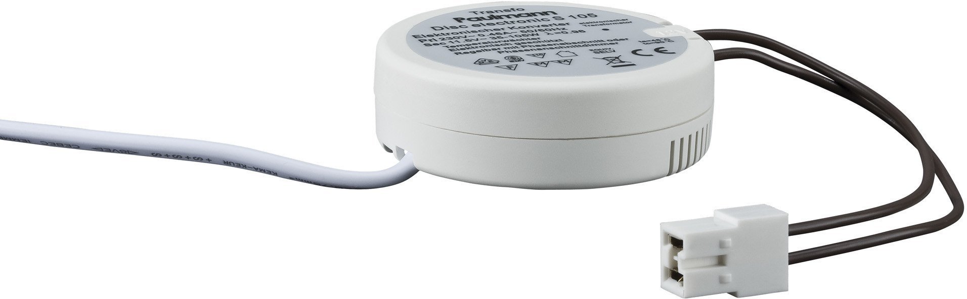 Transformator Dyskowy VDE Biały, 105VA