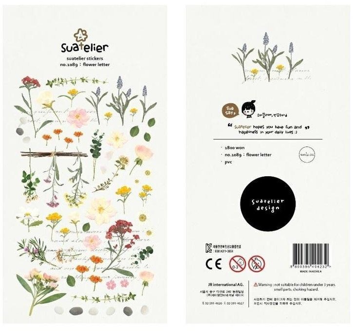 Naklejki ozdobne Kwiaty Polne