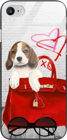 Apple ETUI BLACK CASE GLASS NA TELEFON APPLE IPHONE 7 / 8 JODI-PEDRI_2020-2_106