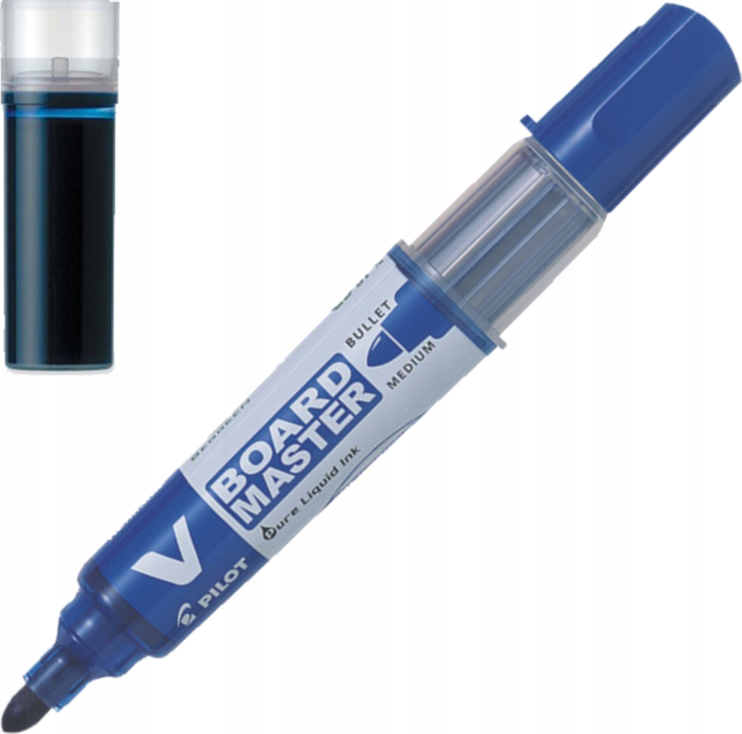 Pilot Whiteboardmarker Pilot V-Board Master blue 10 pcs. + 10 refills