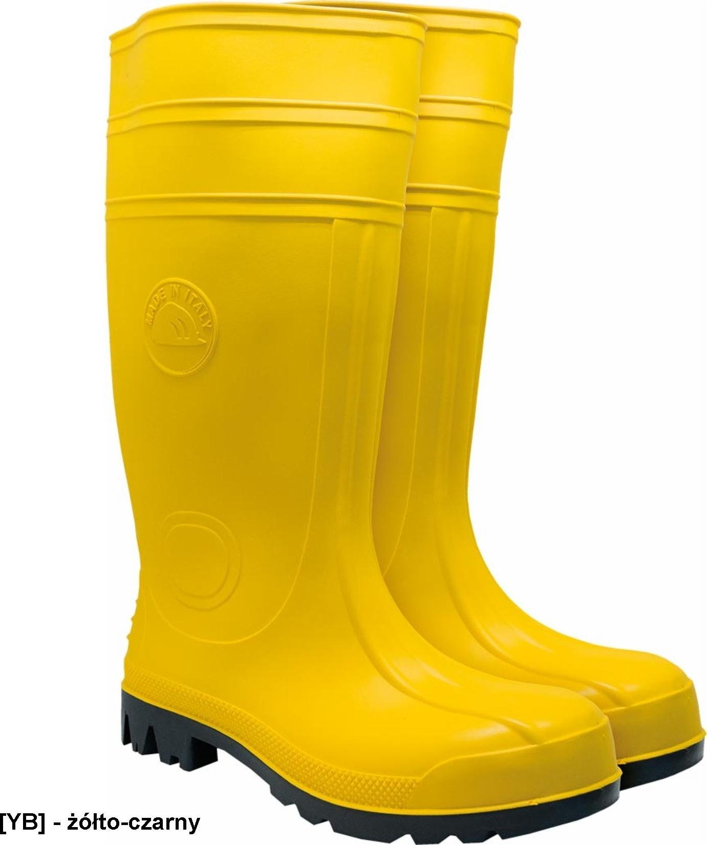 R.E.I.S. BPCVSAFETYS5 S5 SRC - wysokie buty zawodowe, wykonane PCV, podnosek, antypoślizgowe 43