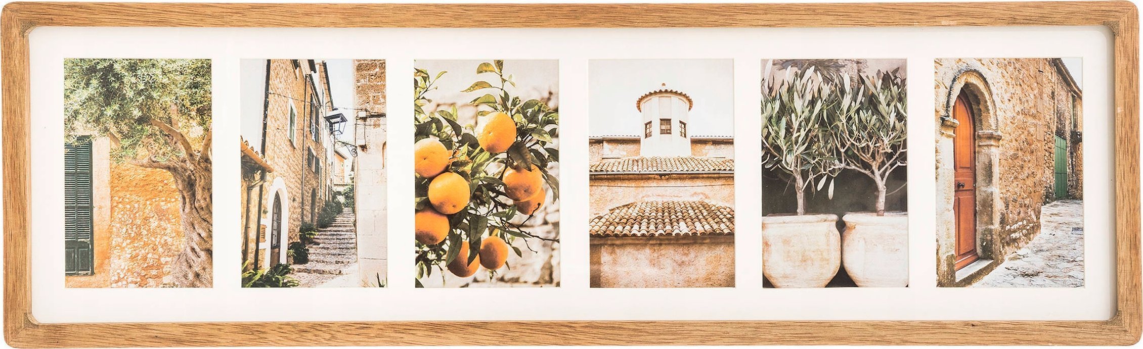 Ramka Atmosphera Multiramka na zdjęcia MILEA, 6 zdjęć, drewniana