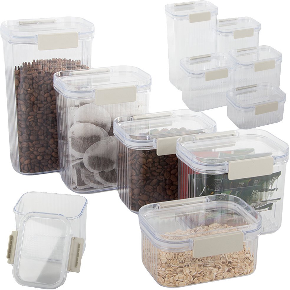 Pojemniki kuchenne na żywność do makaronu pojemnik z uszczelką zestaw 5 szt