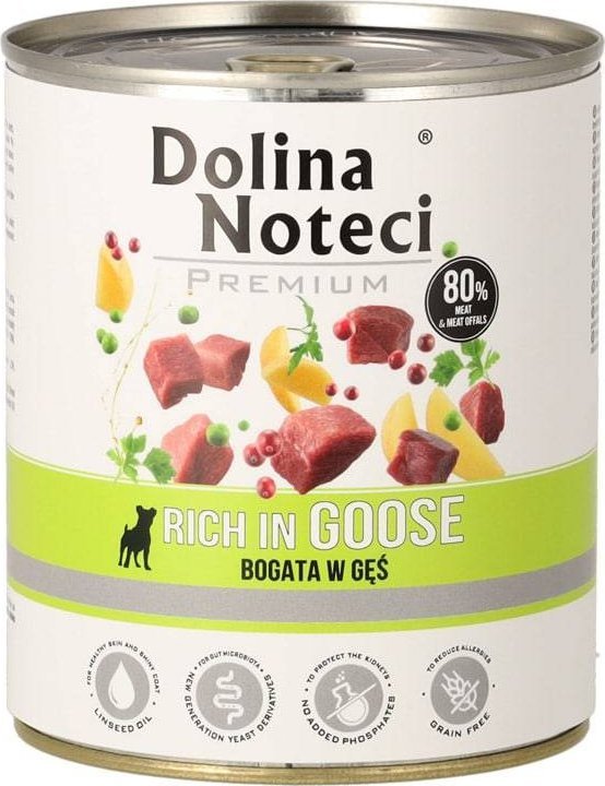 Dolina Noteci Premium z gęsią 800g