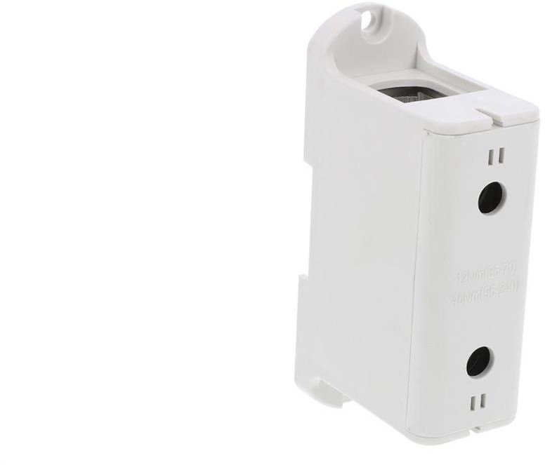 Blok rozdzielczy-odgałęźny 1-polowy AL/CU 35-240mm2 szary montaż płaski i na szynę TH WLZ35P/240/s 48.503