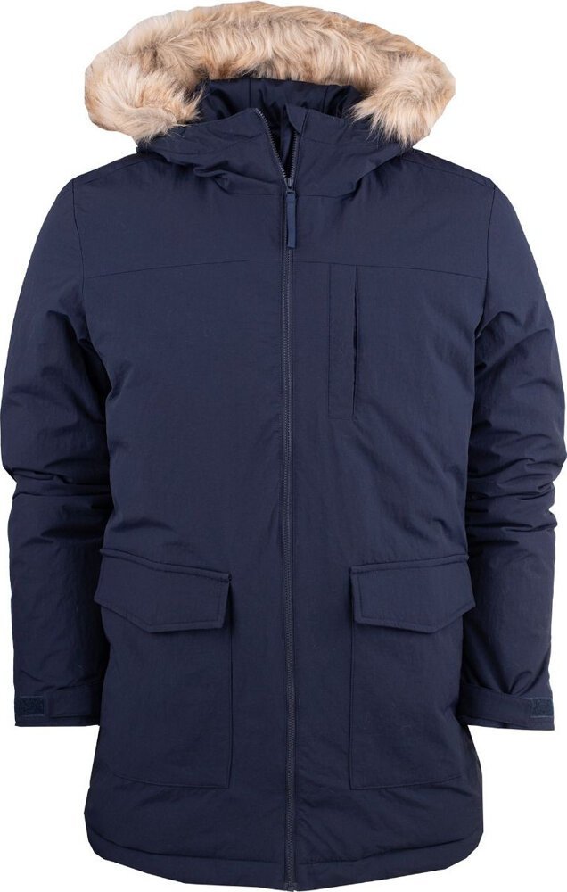 Kurtka męska Adidas Kurtka męska adidas Parka Hooded Fur granatowa IK0552 L
